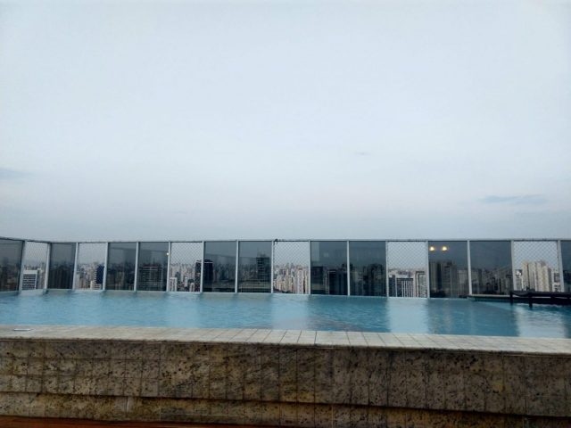 Rooftop pool in Sao Paulo