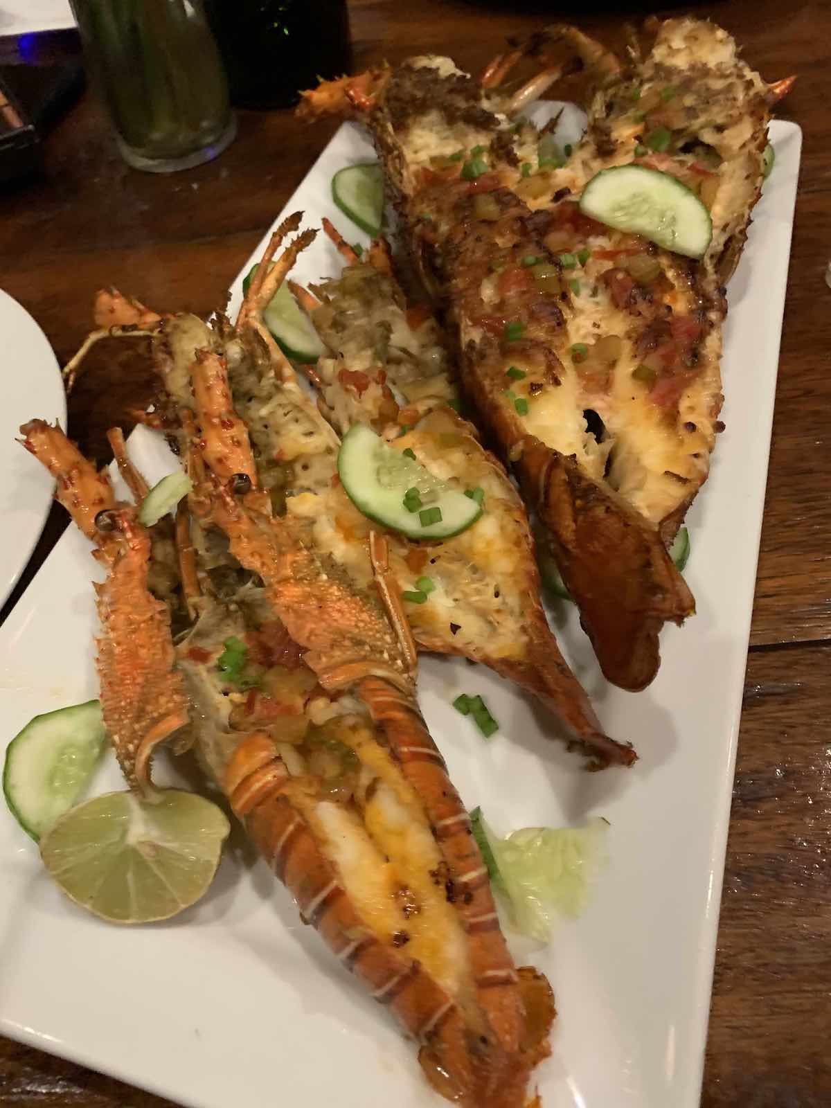 Lobster tail dinner 