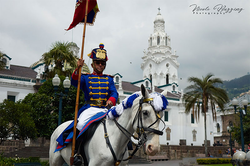 Parade in Quito Ecuador -- photo by Nicole Buzzing for Wanderful