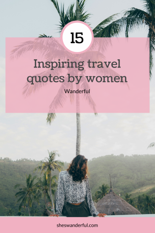 15 inspiring quotes by women writers (Pin from Wanderful)