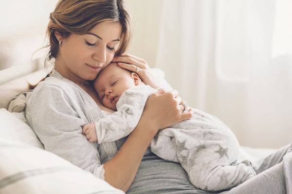 10 Tips to Survive Sleep Regressions | Whomever coined the phrase 'sleep like a baby' did NOT know what they were talking about, am I right? This post is a great intro to baby sleep regressions, outlining the ages they occur (4 months, 8 months, and 18 months) plus 10 helpful baby sleep tips to help your little one get a good night of sleep and get back onto a predictable sleep schedule as quickly as possible. If you're a sleep deprived new parent, this post is a great resource!